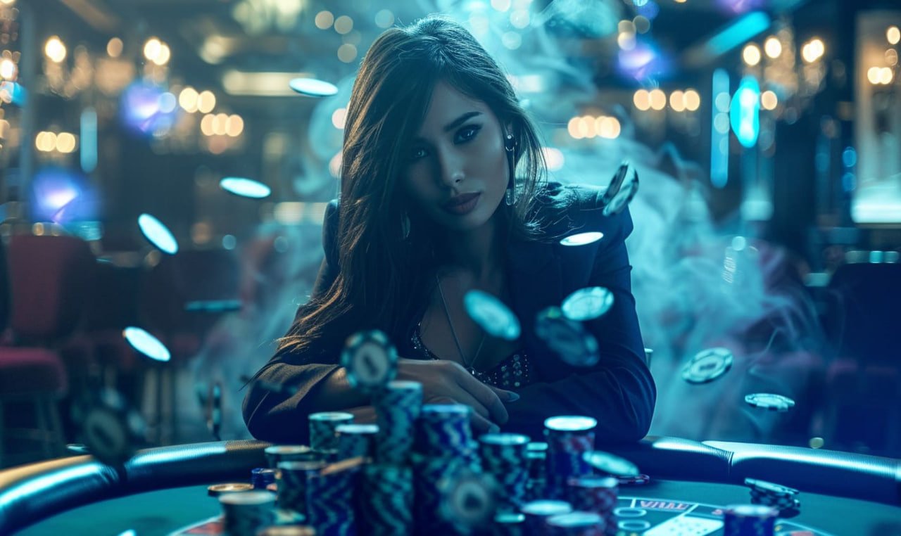 hi89 အွန်လိုင်း ကတ်ဂိမ်းများ တွင် Live Baccarat dealer နှင့် Myanmar ကစားသမား ကစားနေသော မြင်ကွင်း